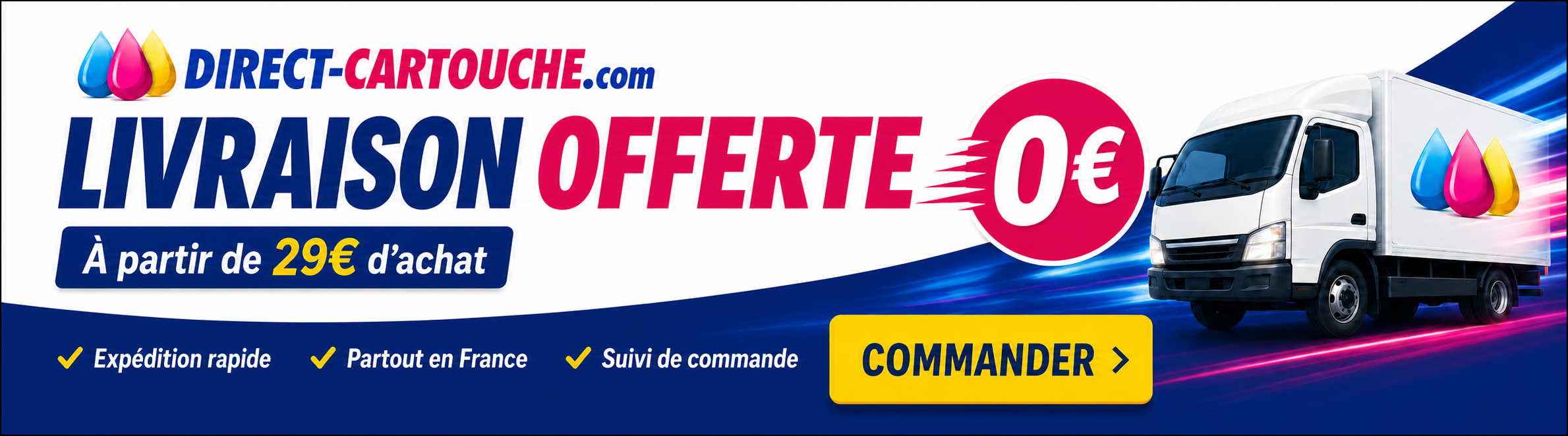 Livraison offert a partir de 29 euros